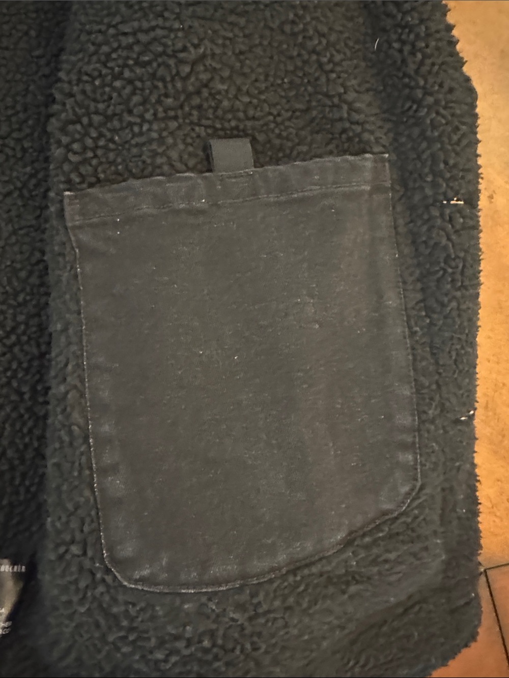 Weston Jon Boucher Men's Black Sherpa-Lined Denim Jacket - Picture 6 of 11